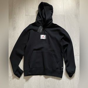 Mens Jordan hoodie black size medium